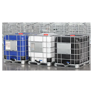 Heavy duty IBC <b>drums</b> with steel cage for industrial liquid chemical storage and transportation wholesale manufacturer - Product Image 2