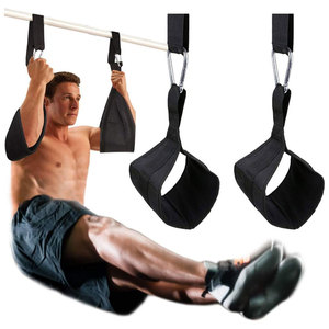 Sangles abdominales antidérapantes en polyester/nylon de haute qualité pour exercices de levage des jambes et musculation – Légères et réglables - Product Image 6