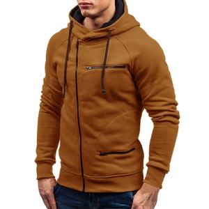 Custom Label Men's Plus Size Zip Hoodie Wholesale Casual Street Wear Oversize Full Zip Unisex Gym Hoodies with Printed Pattern - Product Image 5