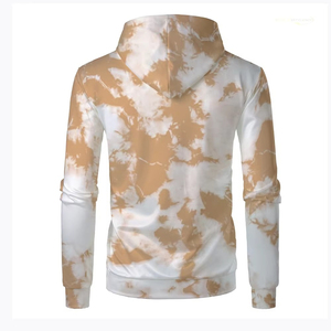 เสื้อฮู้ดดี้ยูนิเซ็กซ์สีพื้นคุณภาพสูง ดีไซน์สวย ลายมัดย้อม สำหรับฤดูหนาว แห้งเร็ว ระบายอากาศได้ดี ผ้าฟลีซ - Product Image 4