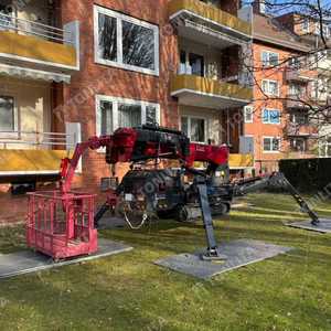 <span class=keywords><strong>Grue</strong></span> araignée mobile diesel-électrique compacte Tonlita de 3 tonnes avec flèche longue et nacelle pour personnel - Product Image 1