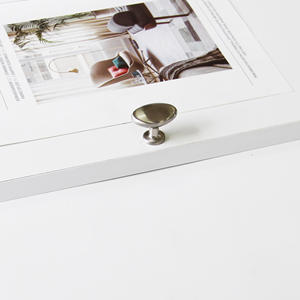 Tirador Ovalado de Aleación de Zinc para Muebles, Material de Ferretería OEM Disponible para Decoración de Gabinetes de Cocina, Comedor y Baño - Product Image 1