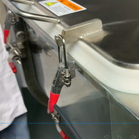 Mélangeur horizontal en acier inoxydable de 40 L pour tomates, poivrons, coriandre, produits chimiques et poudres, mélangeur industriel