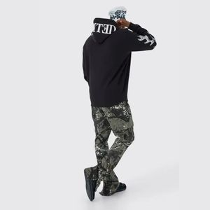 Sudadera con capucha y cremallera de algodón para hombre, estilo urbano, más vendida en 2026, venta al por mayor de fábrica, Sudadera Araignée - Product Image 3