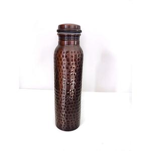 Hammered Texture Antique Finish Certified Copper Water <b>Bottle</b> BPA Free Leakproof In Stocked Factory Price - Product Image 3