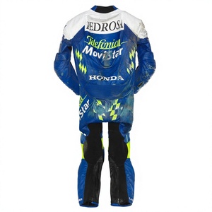 Traje de Carreras MotoCP Dani Pedrosa Zonda 1 Pieza de Cuero Vacuno/Canguro para Moto/Traje de Motociclismo para Piloto - Product Image 2