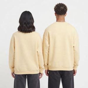 Sudadera Unisex de Gran Tamaño con Hombros Caídos, Color Sólido, Cuello Redondo, Personalizable con Logotipo para Mujer - Product Image 3