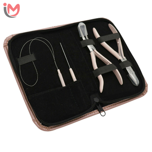 Hair Extension <b>Plier</b> <b>set</b> Micro Ring Application <b>Pliers</b> Micro Beads Closer Opener <b>Plier</b> Hair Loop Tool Sewing Scissors OEM - Product Image 3