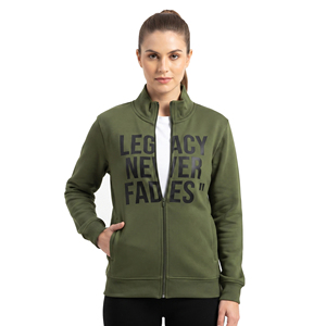 Stand Collar Printed Fleece Jacket Women 100% Polyester <b>Zipper</b> Sportswear Winter Printed Jackets Ladies - Product Image 6