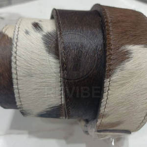 Nuevo Cinturón de Cuero con Pelo de Alta Calidad, Hebilla de Acero, Ligero y Ecológico, en Venta Online - Product Image 5