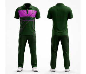 Uniforme de cricket sur mesure avec nom et numéro du joueur |   Vêtements de cricket pour hommes, femmes et jeunes, polo et pantalon, équipe complète - Product Image 5