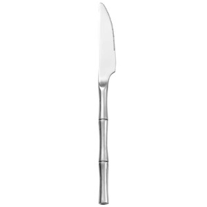 Juego de cubiertos de acero inoxidable con apariencia de bambú de calidad garantizada, 5 piezas, calidad fantástica a un precio razonable. - Product Image 4