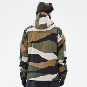 Chaqueta de Esquí Acolchada para Hombre, Impermeable, Transpirable, Ecológica, Cortavientos, con Cierre, para Snowboard - Product Image 5