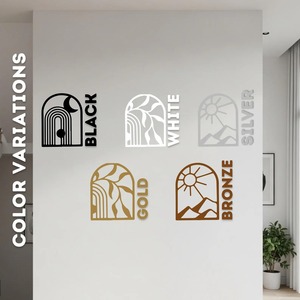 Art mural en métal avec calligraphie arabe Al Rahman 55 27, décoration islamique pour salon, salle de prière, bureau et cadeaux. - Product Image 2