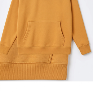 Sweat-shirt à col zippé pour femme, en molleton, style streetwear décontracté, épaules tombantes, respirant, écologique, avec motifs - Product Image 4