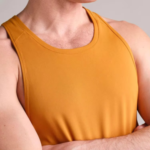Camiseta Deportiva sin Mangas para Hombre, Chaleco Deportivo Ultraligero, Tejido Transpirable, Diseño de Dos Tonos, para Entrenamiento, Trotar, Ropa Deportiva de Verano - Product Image 4