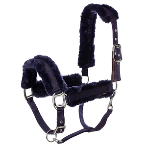 Harnais pour cheval en nylon rembourré en fourrure de vison légère et durable, dans des couleurs vives et des tailles personnalisées. - Product Image 1