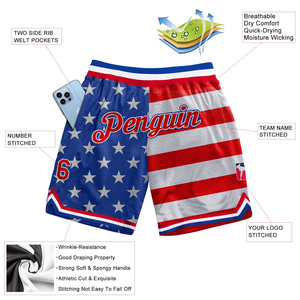 Shorts de basketball pour hommes adultes, style maille, séchage rapide, 100% polyester 160g, double couche épaisse, sublimation personnalisée avec logo, en promotion - Product Image 6