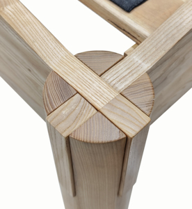 Base de Cama de Madera Maciza de Fresno con Soporte OEM/ODM Directo de Fábrica, Fácil de Montar, Camas de Madera Natural con Unión Japonesa, Proveedor de Vietnam - Product Image 5