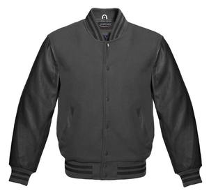 Blouson universitaire d'hiver personnalisé pour homme – Vente en gros, vierge, avec logos brodés en chenille, 100 % laine, coupe-vent et respirant - Product Image 6