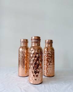 ขวดทองแดงมีลวดลายพร้อมฝาเกลียว - Product Image 3
