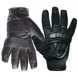 Guantes de Motocicleta de Invierno de Cuero de Primera Calidad con Pantalla Táctil, Protección de Nudillos, Diseño Impermeable de Dedo Completo para Carreras de Aventura - Product Image 1