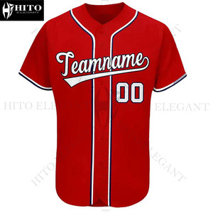 Ensemble de maillots de baseball personnalisés, chemise rouge, pantalon gris, nom de l'équipe, numéro imprimé, uniforme pour hommes, polyester respirant, toutes saisons - Product Image 3