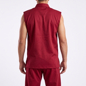 Uniforme de Taekwondo Dumela Color Rojo, Ropa de Artes Marciales Transpirable, Material de Poliéster Unisex, Equipo de Entrenamiento - Product Image 4