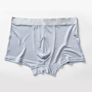 Calzoncillos bóxer sin costuras de cintura media para hombre, de spandex, transpirables, de punto, de secado rápido, con logo personalizado, lisos, para uso diario, al por mayor - Product Image 2