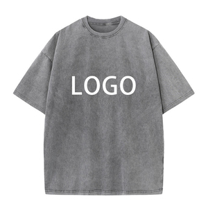 เสื้อยืดผู้หญิงสไตล์วินเทจลำลอง ผ้าฝ้ายฟอกสี ทรงสั้น ระบายอากาศได้ดี เป็นมิตรกับสิ่งแวดล้อม แห้งเร็ว มีโลโก้ด้านหน้า รับผลิตแบบ OEM - Product Image 3