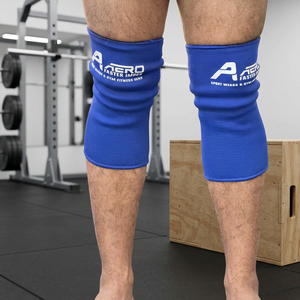 AERO Adjustable Triple Ply Nylon Winter Knee Sleeves Soft Gym Training <b>Compression</b> Sports Knee Support <b>Spring</b> Strength - Product Image 6