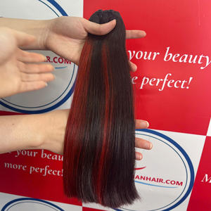 Extensions de cheveux tissées, mélange de couleurs, longue durée, 100% cheveux vierges humains bruts vietnamiens - Product Image 3