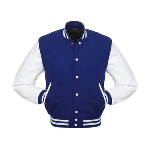 New Best Design Leather Jacket Chenille Embroidery Wool Letterman Bomber School College University Light Weight Varsity Jacket - Product Image 6