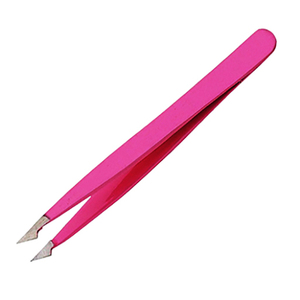 Pince à épiler professionnelle ASAP en acier inoxydable pour sourcils, pointe biseautée, durable, faite à la main, personnalisée, légère, pour maquillage - Product Image 2