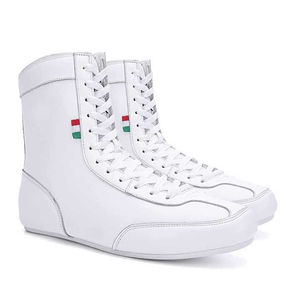 Chaussures de boxe personnalisées en gros, chaussures de lutte professionnelles, chaussures de combat, chaussures de fitness, chaussures d'entraînement de gym, chaussures de boxe unisexes - Product Image 1