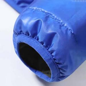 Custom Logo <b>Canvas</b> Women Autumn Winter Casual OEM Service Wholesale Best Selling Puffer Jacket Plain Dyed <b>Blue</b> Color - Product Image 5