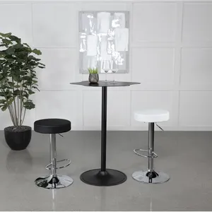 Modern Irregular Metal <b>Coffee</b> <b>Table</b> 42.5 Inch Height <b>Black</b> Finish Indoor Living Room Furniture Durable Design - Product Image 5