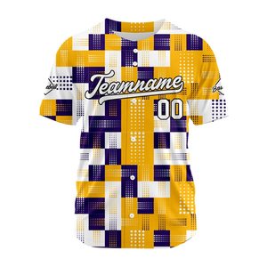 Maillot de baseball premium pour hommes, respirant, à boutons, pour le jeu et l'entraînement, tissu léger en maille - Product Image 2