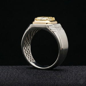 Anillo de Diamantes de Platino Clásico y Elegante, Joyería Premium para Bodas, Compromisos, Fiestas y Uso Diario - Product Image 2