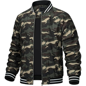 Chaquetas de Hombre de Alta Calidad para Otoño y Primavera, con Cierre, Cuello Alto, Estilo Holgado, Casual, Resistente al Viento, Tallas Grandes - Product Image 3