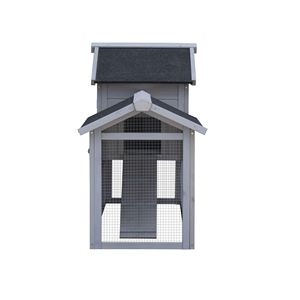 Conigliera da Esterno in Legno con Rampa e Vassoio Rimovibile, Gabbia per Conigli e Arredamento per Animali Domestici - Product Image 6