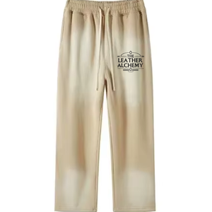 Pantalon de jogging ample en polaire pour homme, coupe décontractée, confortable, pour tous les jours, tissu doux, pantalon de sport pour l'entraînement - Product Image 1
