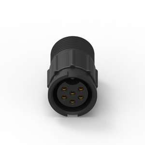 Conector de Latón Moldeado de 6 Pines, Tamaño B, con Cable, Impermeable, Clasificación IP67, 5A 250V - Product Image 3