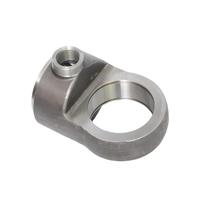 Soporte de bisagra para extremo de vástago de cilindro, forjado en caliente de acero al carbono, mecanizado por CNC, para carcasa de ojo de trunnion de cilindro hidráulico