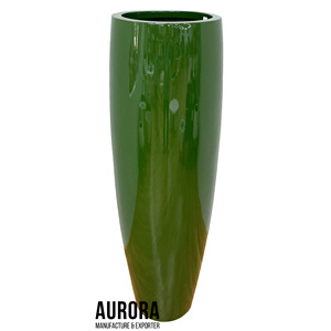 Jardinière moderne minimaliste écologique en fibre de verre pour l'intérieur et l'extérieur avec trou de drainage pour usage domestique - Product Image 4