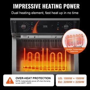 Friggitrice Elettrica Commerciale da 3000W, Grande Capacità 30.6Qt/29L, Friggitrice Singola in Acciaio Inossidabile, Cestello per Friggere la Tacchino, da Banco - Product Image 3