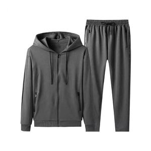 Sudaderas con capucha para hombre, oversize, con cremallera, desgastadas, estilo urbano, transpirables, con bordado, térmicas, de moda, al por mayor - Product Image 1