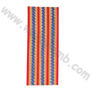 Ruban brodé double face en Mylar de haute qualité, largeur personnalisée, 32mm-40mm, pour garnitures de cérémonie et uniformes - Product Image 2