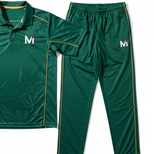 Lightweight Sublimated Cricket Kit Custom Team Clothing Set Durable Quick Dry Cricket Uniforms For International Matches - Product Image 2