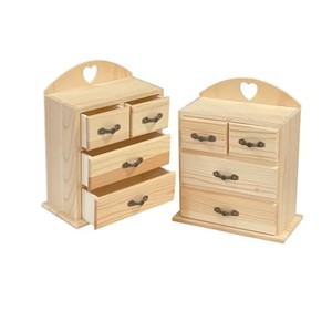 Aqdus Saleem Pine Wood Prayer Bead Box | Modern Rectangular Handcrafted Wooden Storage Boxes for Living Room Moradabad Wholesale - Product Image 2